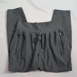 Old Navy Womens Green/Grey Joggers with Zipper Pockets